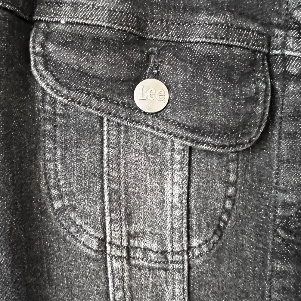 NEW Lee Women's Sz XXL Heritage Premium Stretch Classic Fit Black Denim Jacket - Picture 11 of 12